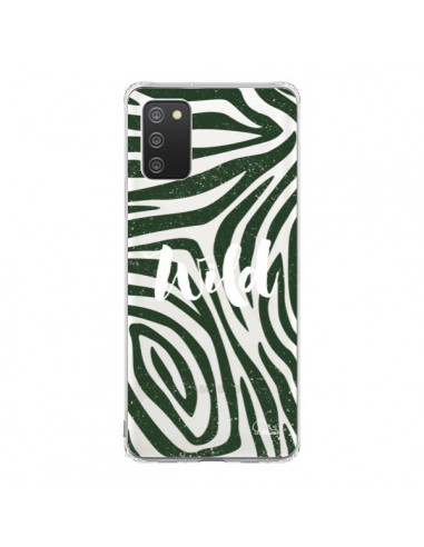 Coque Samsung A02S Wild Zebre Jungle Transparente - Lolo Santo