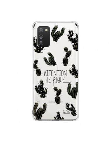 Coque Samsung A02S Cactus Je Pique Transparente - Lolo Santo