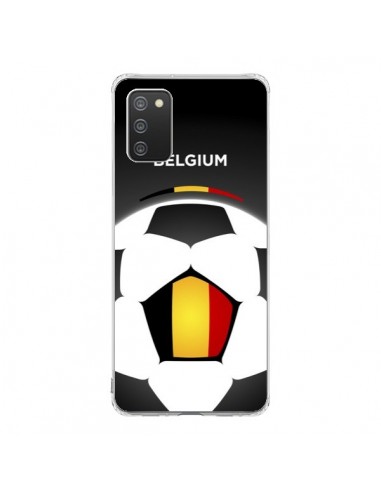 Coque Samsung A02S Belgique Ballon Football - Madotta