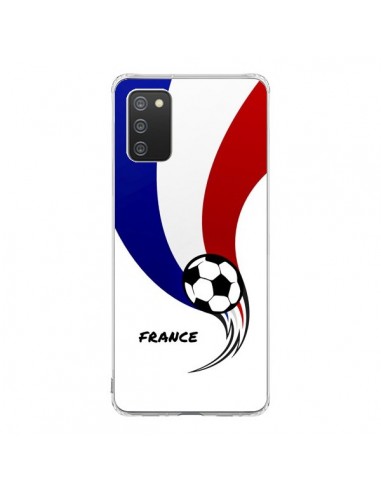 Coque Samsung A02S Equipe France Ballon Football - Madotta