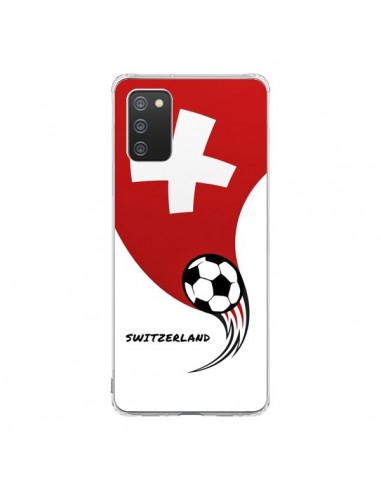 Coque Samsung A02S Equipe Suisse Switzerland Football - Madotta