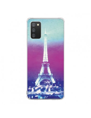 Coque Samsung A02S Tour Eiffel Night - Mary Nesrala