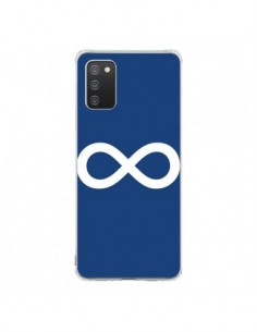 Coque Samsung A02S Infini Navy Blue Infinity - Mary Nesrala