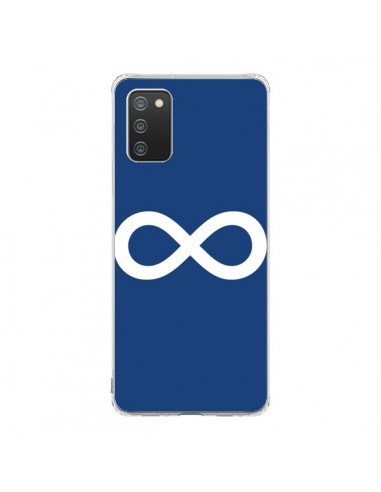 Coque Samsung A02S Infini Navy Blue Infinity - Mary Nesrala