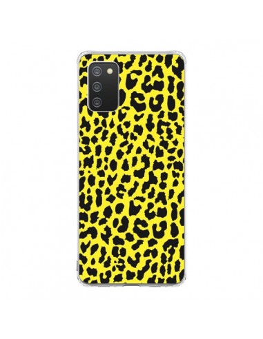Coque Samsung A02S Leopard Jaune - Mary Nesrala