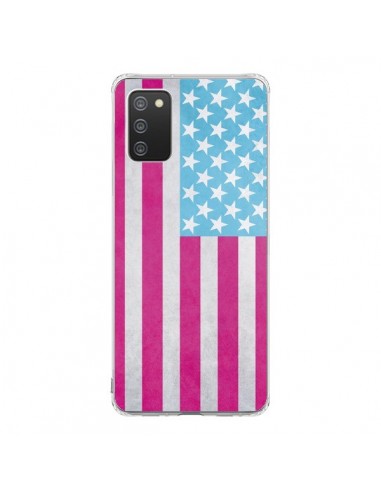 Coque Samsung A02S Drapeau USA Vintage - Mary Nesrala