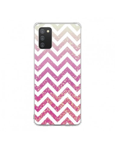 Coque Samsung A02S Chevron Pixie Dust Triangle Azteque - Mary Nesrala