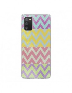 Coque Samsung A02S Chevron Summer Triangle Azteque - Mary...