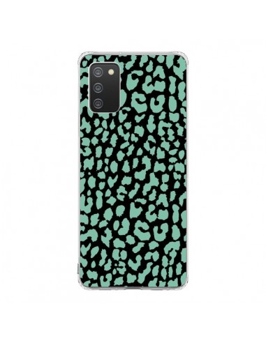 Coque Samsung A02S Leopard Mint Vert - Mary Nesrala