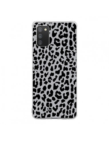 Coque Samsung A02S Leopard Gris Neon - Mary Nesrala