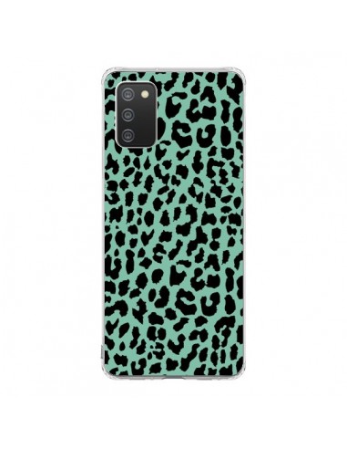 Coque Samsung A02S Leopard Mint Vert Neon - Mary Nesrala