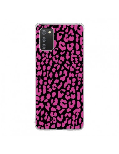 Coque Samsung A02S Leopard Rose Pink - Mary Nesrala