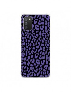 Coque Samsung A02S Leopard Violet - Mary Nesrala