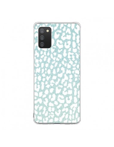 Coque Samsung A02S Leopard Winter Mint - Mary Nesrala