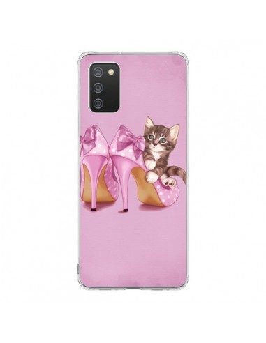 Coque Samsung A02S Chaton Chat Kitten Chaussure Shoes - Maryline Cazenave