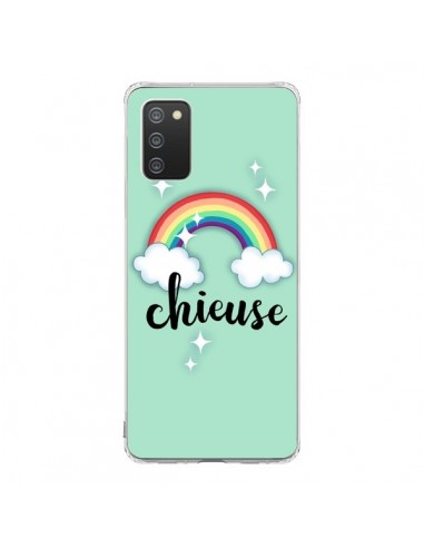 Coque Samsung A02S Chieuse Arc en Ciel - Maryline Cazenave