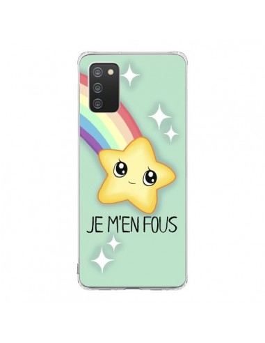 Coque Samsung A02S Etoile Je m'en fous - Maryline Cazenave