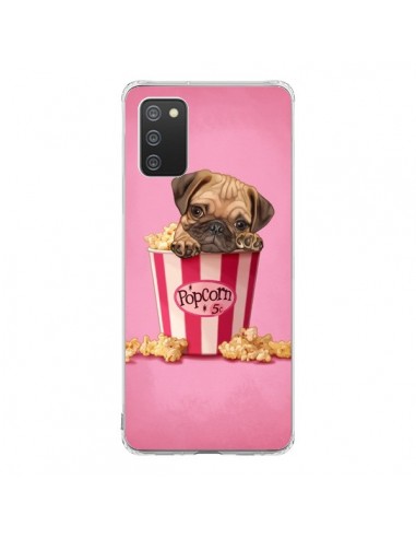 Coque Samsung A02S Chien Dog Popcorn Film - Maryline Cazenave
