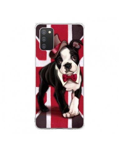 Coque Samsung A02S Chien Dog Anglais UK British Gentleman - Maryline Cazenave