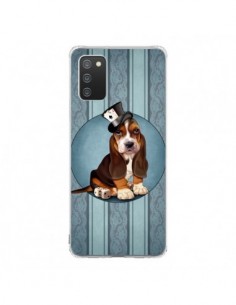 Coque Samsung A02S Chien Dog Jeu Poket Cartes - Maryline...