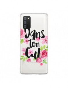 Coque Samsung A02S Dans Ton Cul Fleurs Transparente -...
