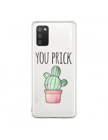 Coque Samsung A02S You Prick Cactus Transparente - Maryline Cazenave