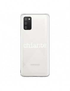 Coque Samsung A02S Chiante Blanc Transparente - Maryline...