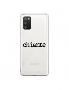 Coque Samsung A02S Chiante Noir Transparente - Maryline...