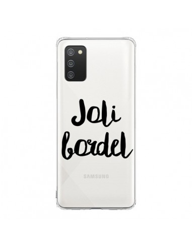 Coque Samsung A02S Joli Bordel Transparente - Maryline Cazenave
