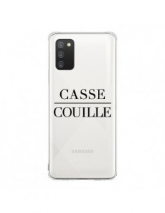 Coque Samsung A02S Casse Couille Transparente - Maryline...