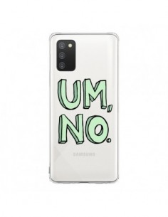 Coque Samsung A02S Um, No Transparente - Maryline Cazenave