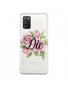 Coque Samsung A02S Die Fleurs Transparente - Maryline...