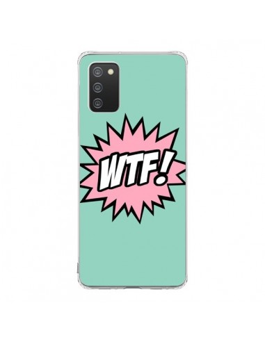 Coque Samsung A02S WTF Bulles BD Comics - Maryline Cazenave