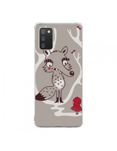 Coque Samsung A02S Le Petit Chaperon Rouge Loup - Maria Jose Da Luz