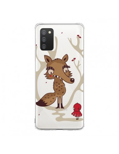 Coque Samsung A02S Le Petit Chaperon Rouge Loup Hello Big Wolf Transparente - Maria Jose Da Luz