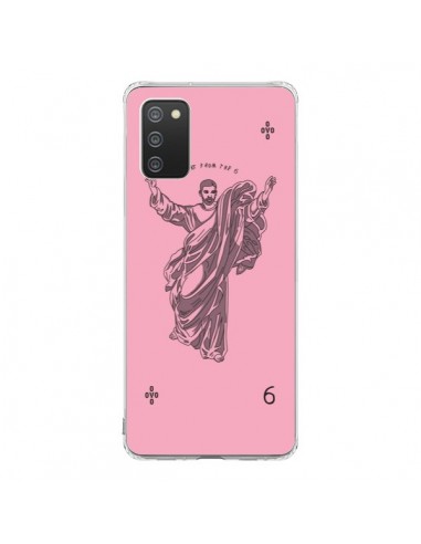 Coque Samsung A02S God Pink Drake Chanteur Jeu Cartes - Mikadololo