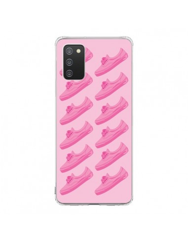 Coque Samsung A02S Pink Rose Vans Chaussures - Mikadololo