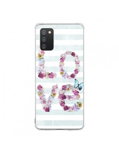 Coque Samsung A02S Love Fleurs Flower - Monica Martinez