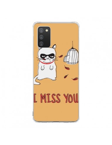 Coque Samsung A02S Chat I Miss You - Maximilian San