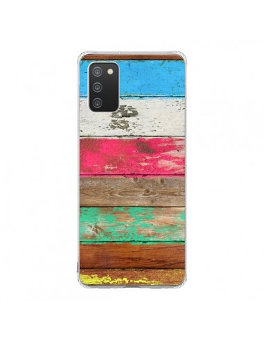 Coque Samsung A02S Eco Fashion Bois - Maximilian San