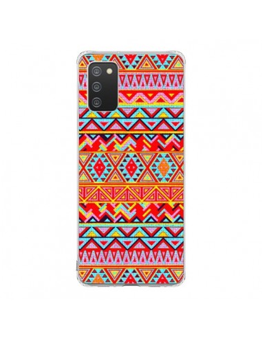 Coque Samsung A02S India Style Pattern Bois Azteque - Maximilian San