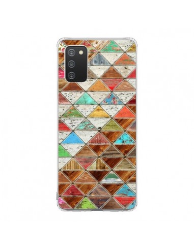 Coque Samsung A02S Love Pattern Triangle - Maximilian San