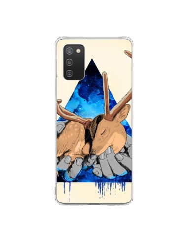 Coque Samsung A02S Cerf Triangle Seconde Chance - Maximilian San