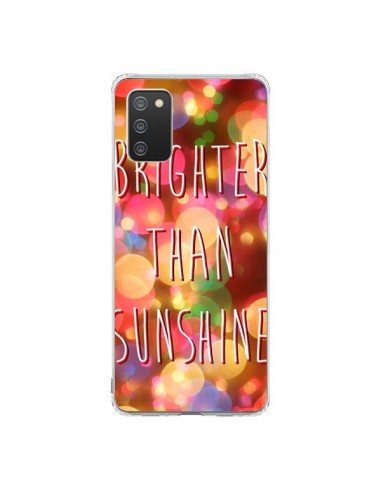 Coque Samsung A02S Brighter Than Sunshine Paillettes - Maximilian San