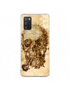Coque Samsung A02S Lord Skull Seigneur Tête de Mort Crane...