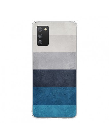 Coque Samsung A02S Bandes Horizontales Greece Hues - Maximilian San