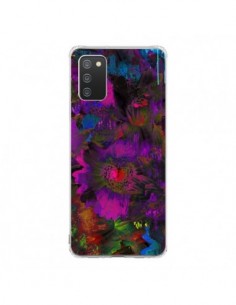 Coque Samsung A02S Fleurs Lysergic Lujan - Maximilian San