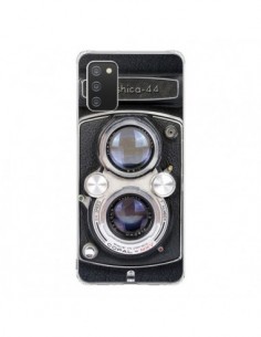 Coque Samsung A02S Vintage Camera Yashica 44 Appareil...