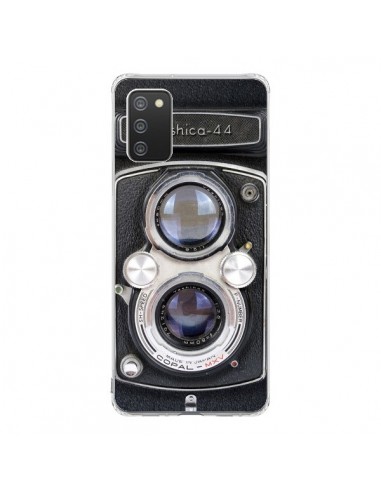 Coque Samsung A02S Vintage Camera Yashica 44 Appareil Photo - Maximilian San