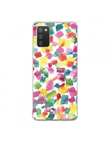 Coque Samsung A02S Abstract Spring Colorful - Ninola Design